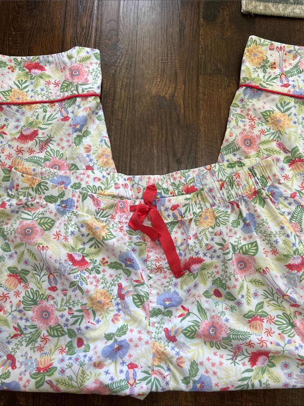 Rare Lands’ End Women’s Poplin Short Sleeve PJ set - Picture 9 of 12